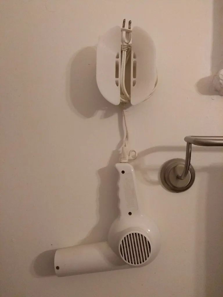Hair dryer support
