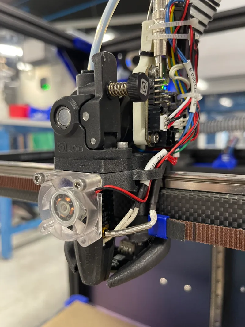 Microlight-remix print head for Rat Rig V-Core 3.1 - Beacon + EBB42 Toolboard