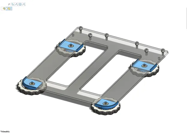 Ender 5 / Ender 5 Pro Bed Leveling locks