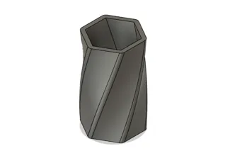 Hexagon pencil holder