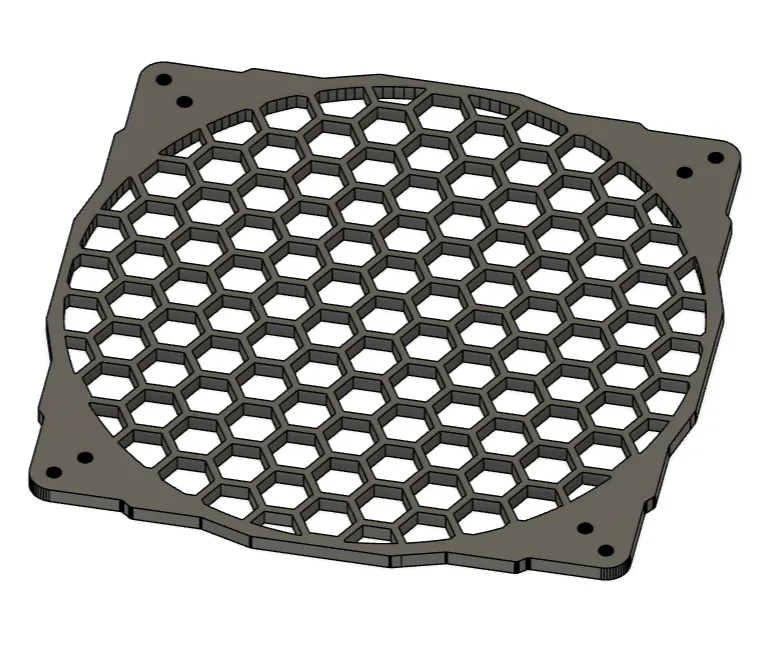Hexagon 200mm fan shroud