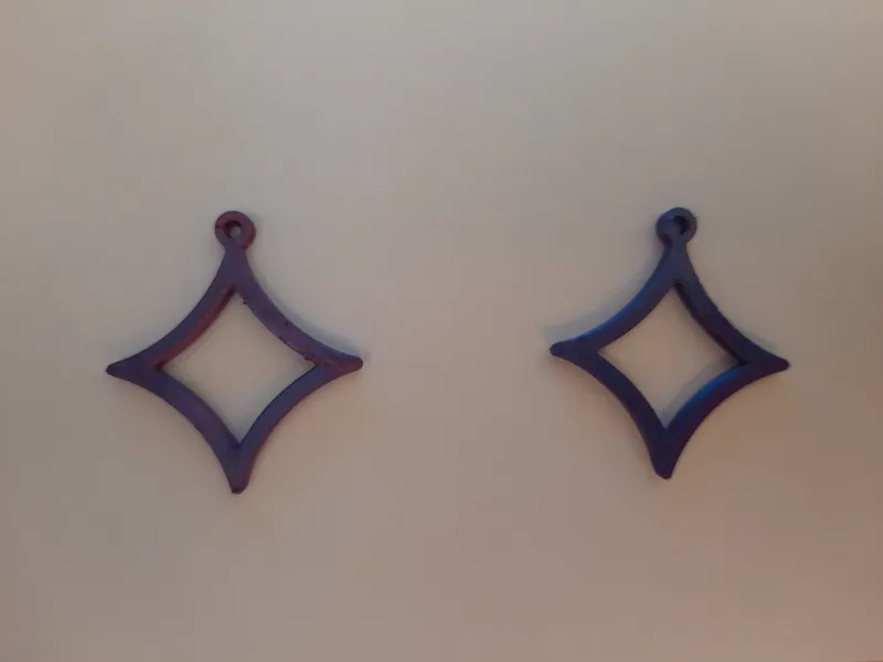 Square Star Earrings