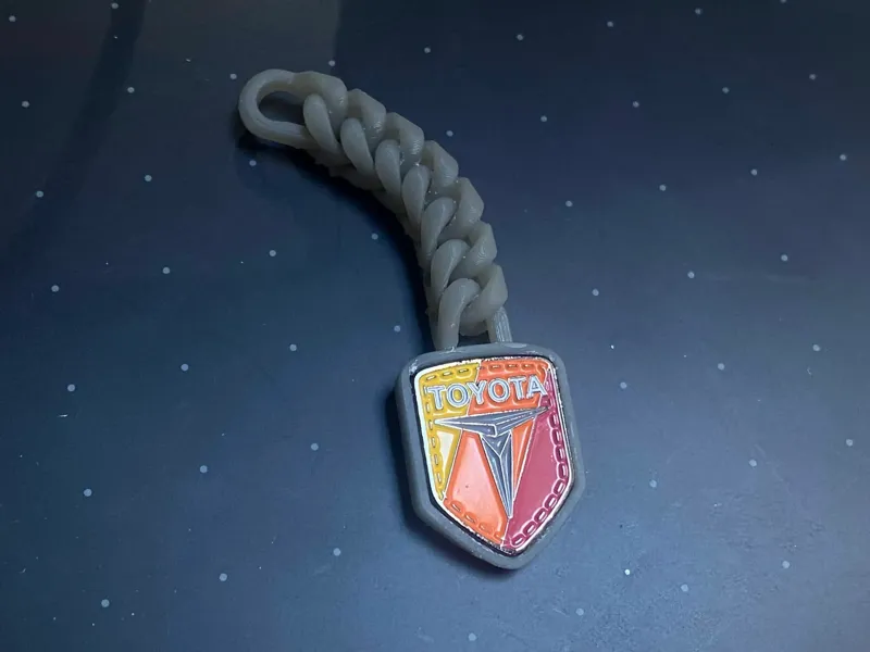 Franco Keychain (Retro Toyota Pin)