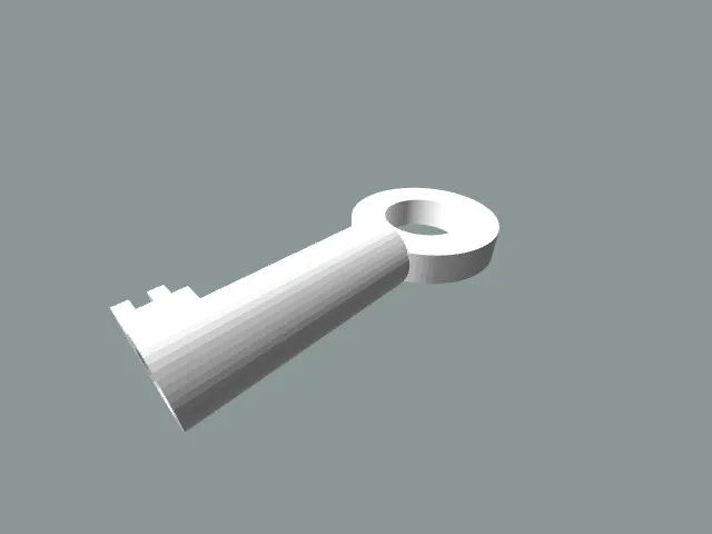 standard tube hand cuff key EDC