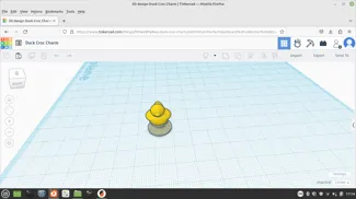 Duck Croc Charm