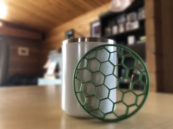 Modern Minimalist Honeycomb Coaster