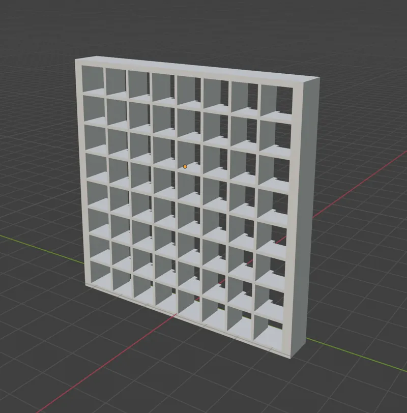 WS2812B 8×8 LED matrix frame