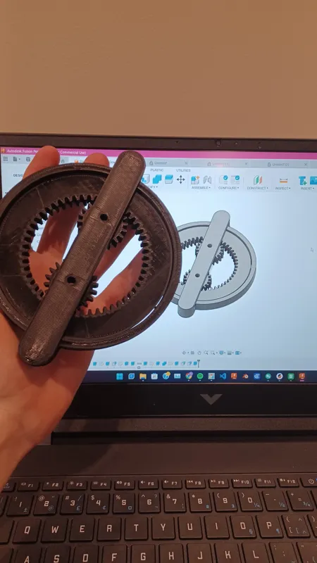 Large Print In Place Gearbox