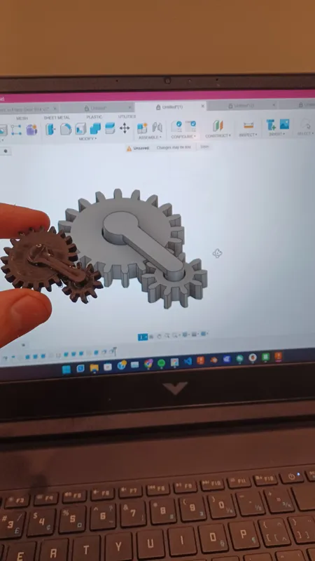 Simple Print In Place Gears