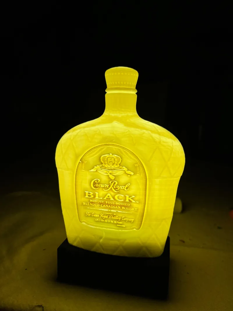 Crown Royal Bottle and Base
