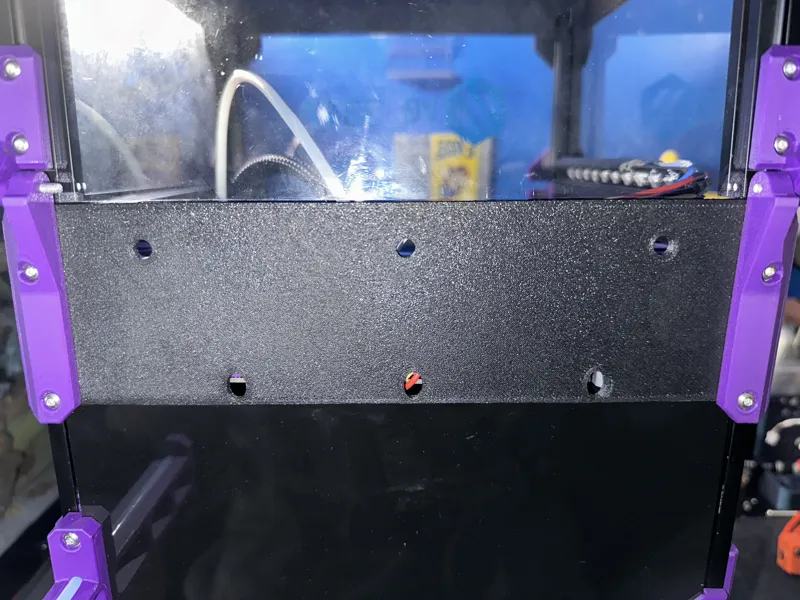 V0 Upper - Rear Cable Management Panel