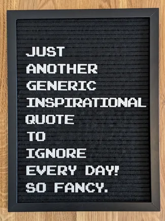 8-bit Letterboard Letters