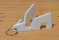Porte-clés support téléphone pliable — photo 1