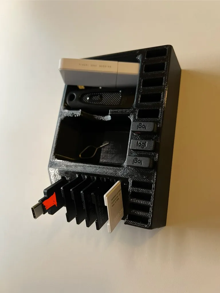Organiser for USB, SD MICRO SD and Yubico