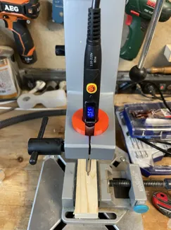 Adapter Lötkolben auf Bohrmaschinenstander