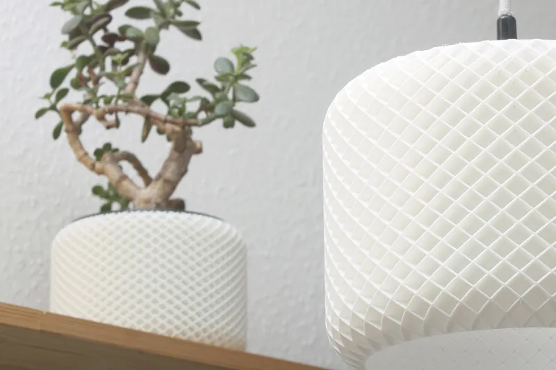 Geometric Spiral Lampshade 2