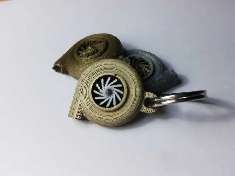 Small Turbo Keychain