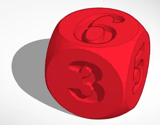 Dice with Numbers