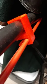 lawn mower clip for throttle lever