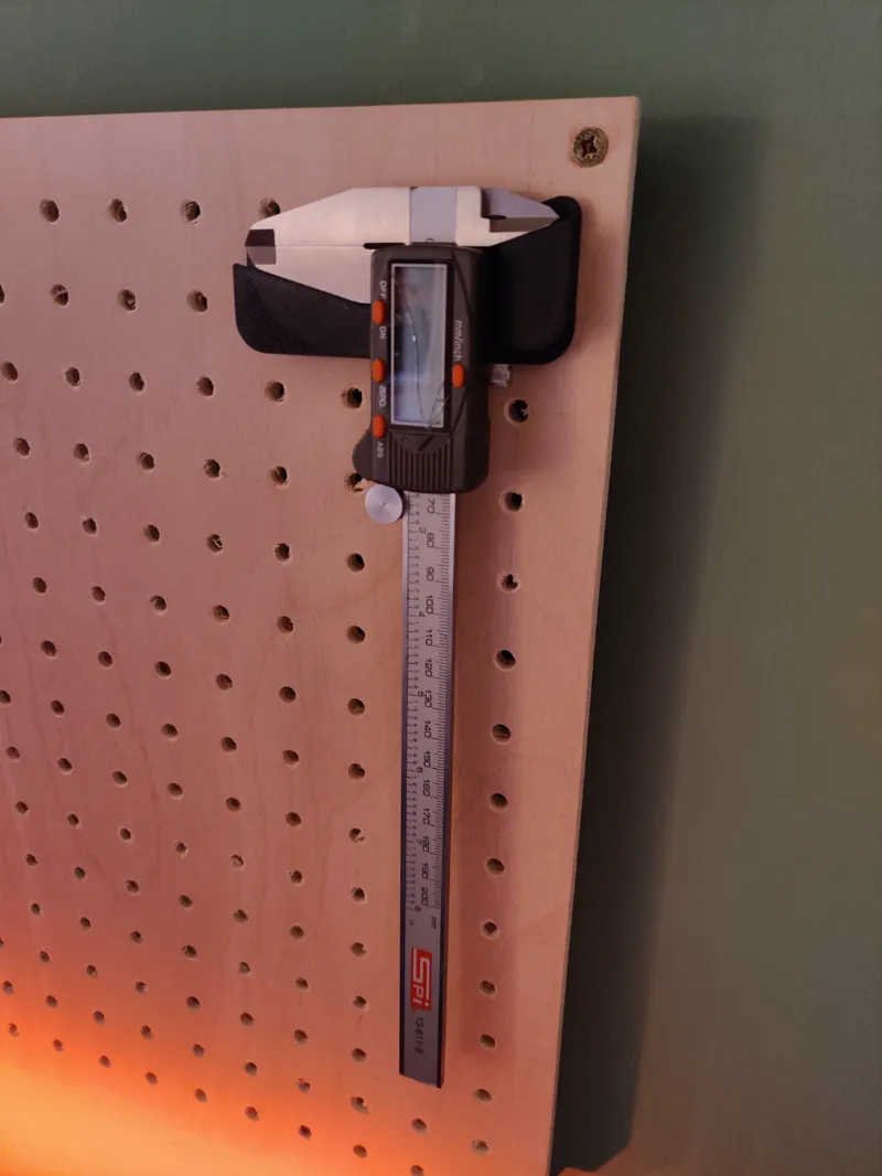 Vernier Caliper Pegboard Holder