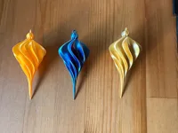 Décoration de sapin 110 x 47 mm (nonagonale, 9 côtés) — photo 1