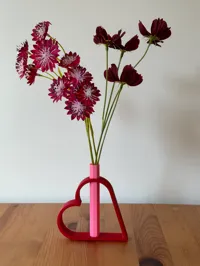 Vase cœur octogonal 100 mm — photo 1