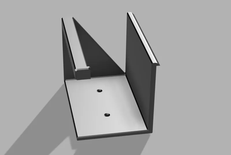 Modern minimalist toilet paper holder with phone shelf