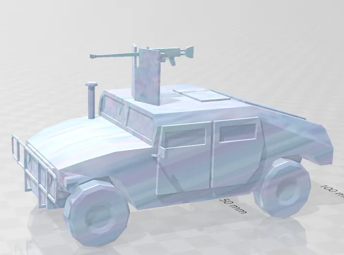 US military Hummer / Humvee weaponized 