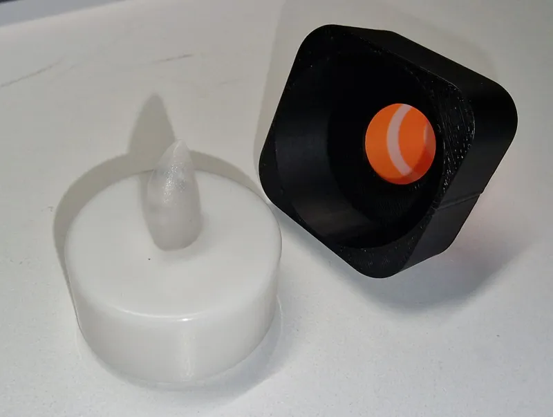 Traffic cone candlelight sleeve