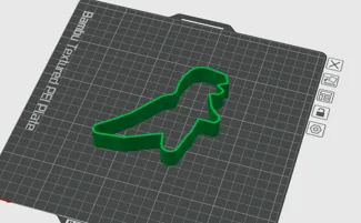 T-Rex dinosaur cookie cutter