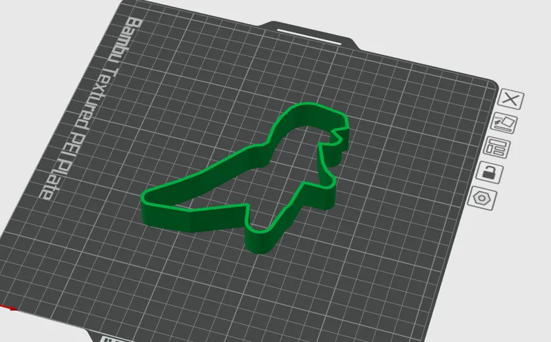 T-Rex dinosaur cookie cutter