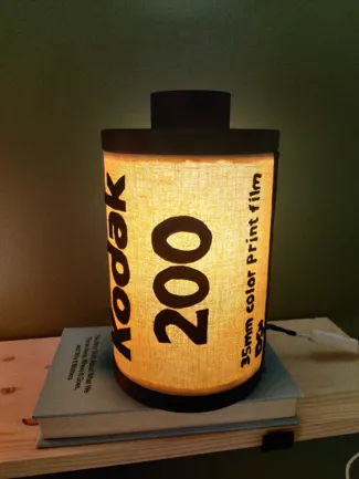 Kodak 200 Film Canister Lamp