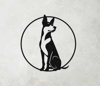 Wall art - Rufus the dog