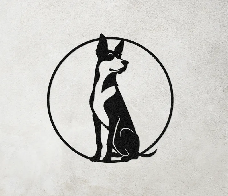 Wall art - Rufus the dog