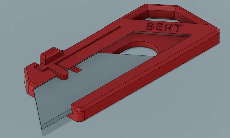 Utility Knife Keychain