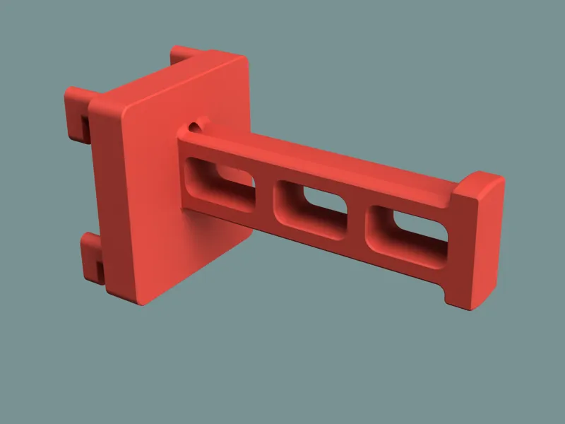 Voron Style Spool Holder for Skadis - Quad Peg Mount