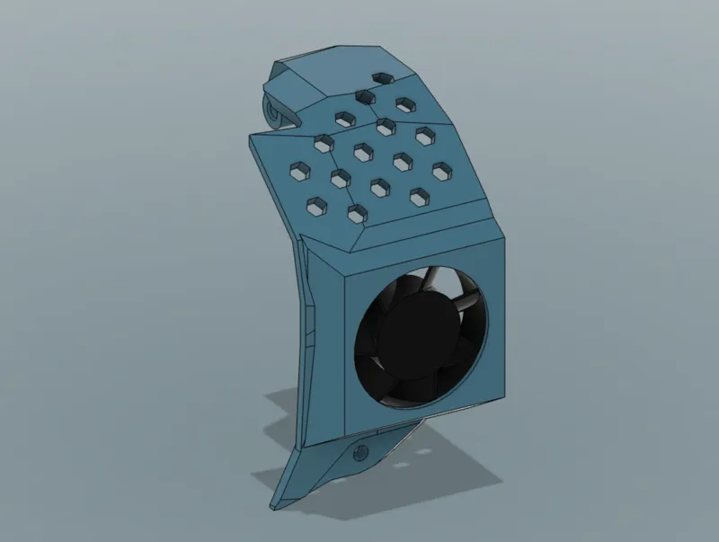 Stronger Hex Ventilated SB2209 SB2240 Door with 3007 Fan