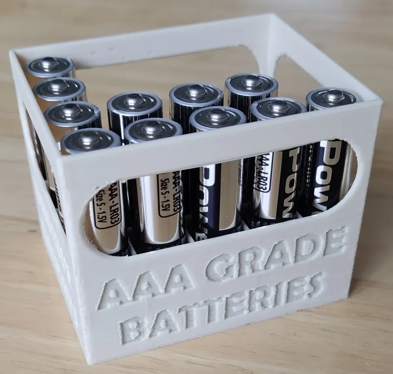 Battery Box Beer Crate (AAA batteries)