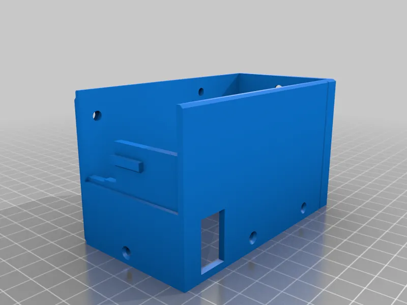 Prusa i3 MK3 PSU cover with rear power input - Fixed Socket Hole