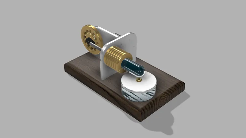 Moteur Stirling (avec animation)