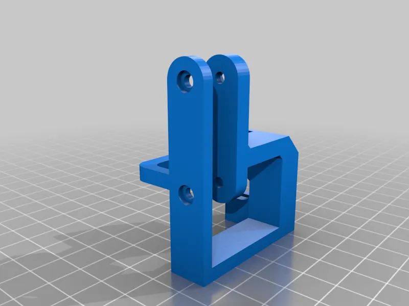 Ender 3 v2 - Filament Guide two angles (top/bottom)