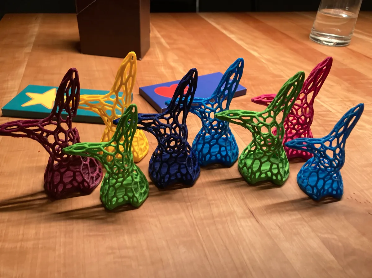 Voronoi Easter Bunny - Free 3D Print Model - MakerWorld