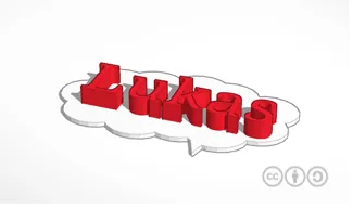 Lukas name tag