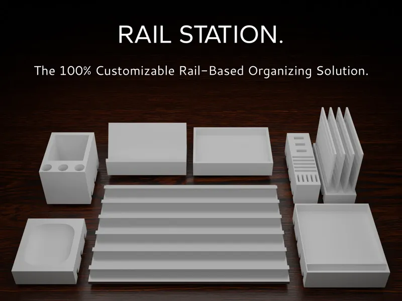The 100% customizable desk organizer