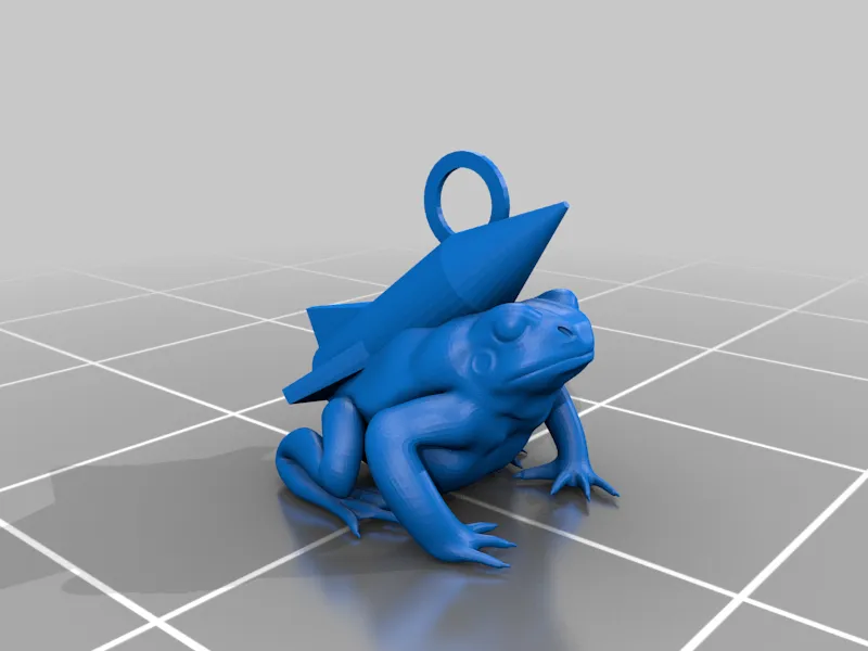 Missle toad Christmas decoration