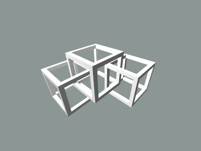 interlocking cubes