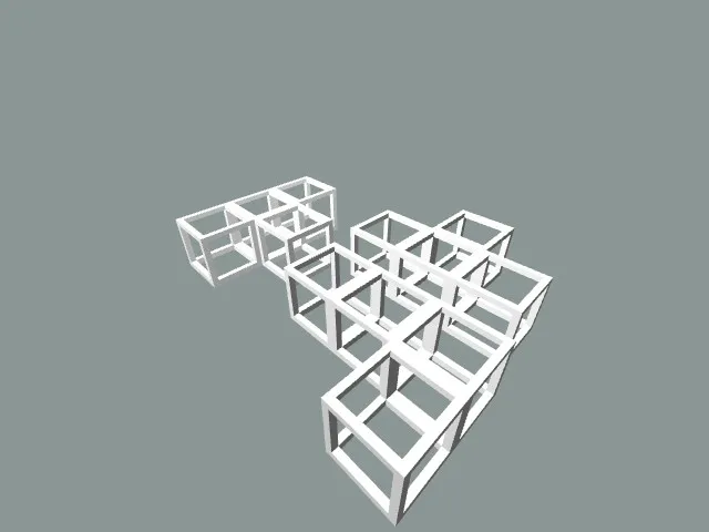 tetris inspired decoration set