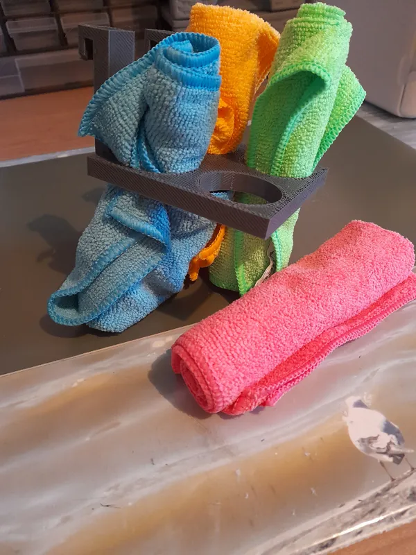 microfiber cloth holder