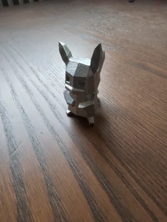 Low-Poly Pikachu Sandcasting Molds