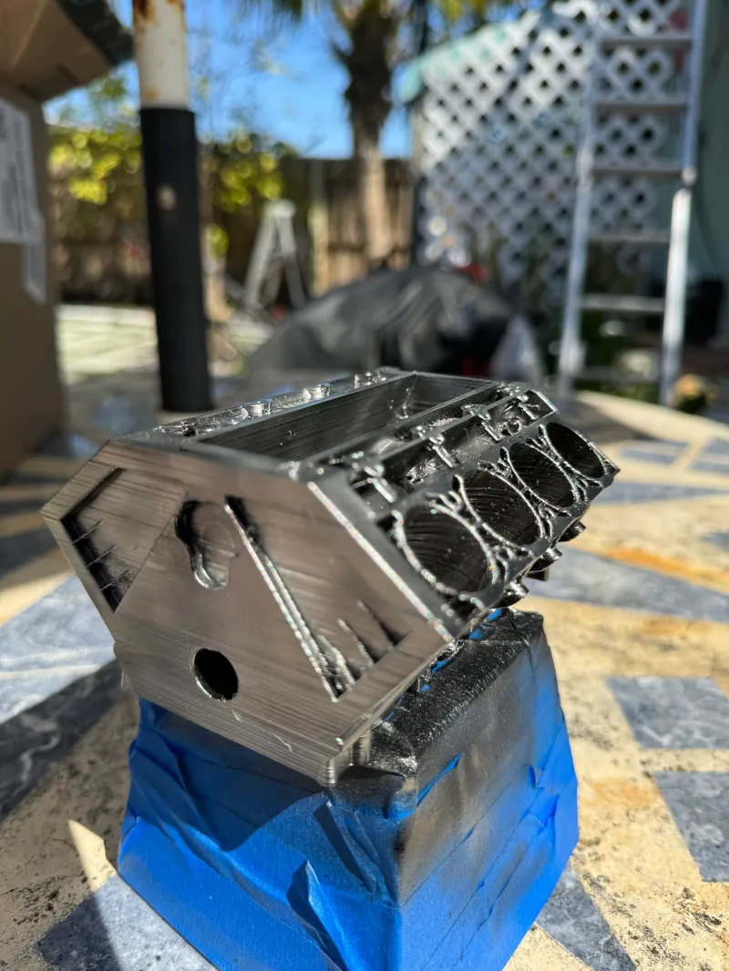 Engine Block card holder